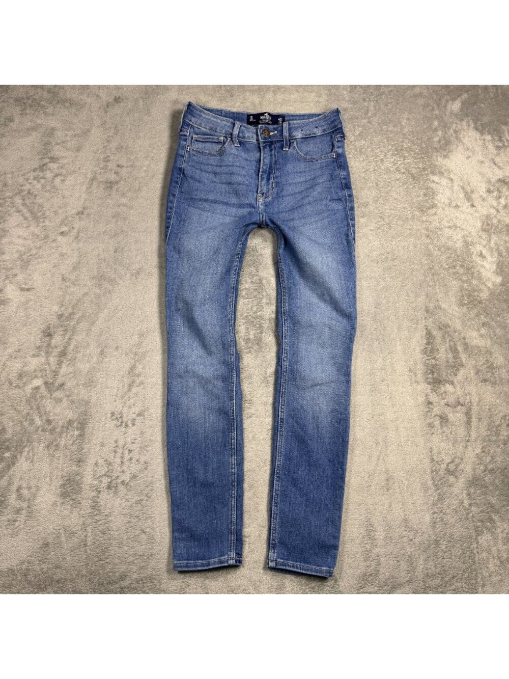 Y2K Hollister High Rise Super Skinny Jeans Womens 1S Light Wash Denim Stretch